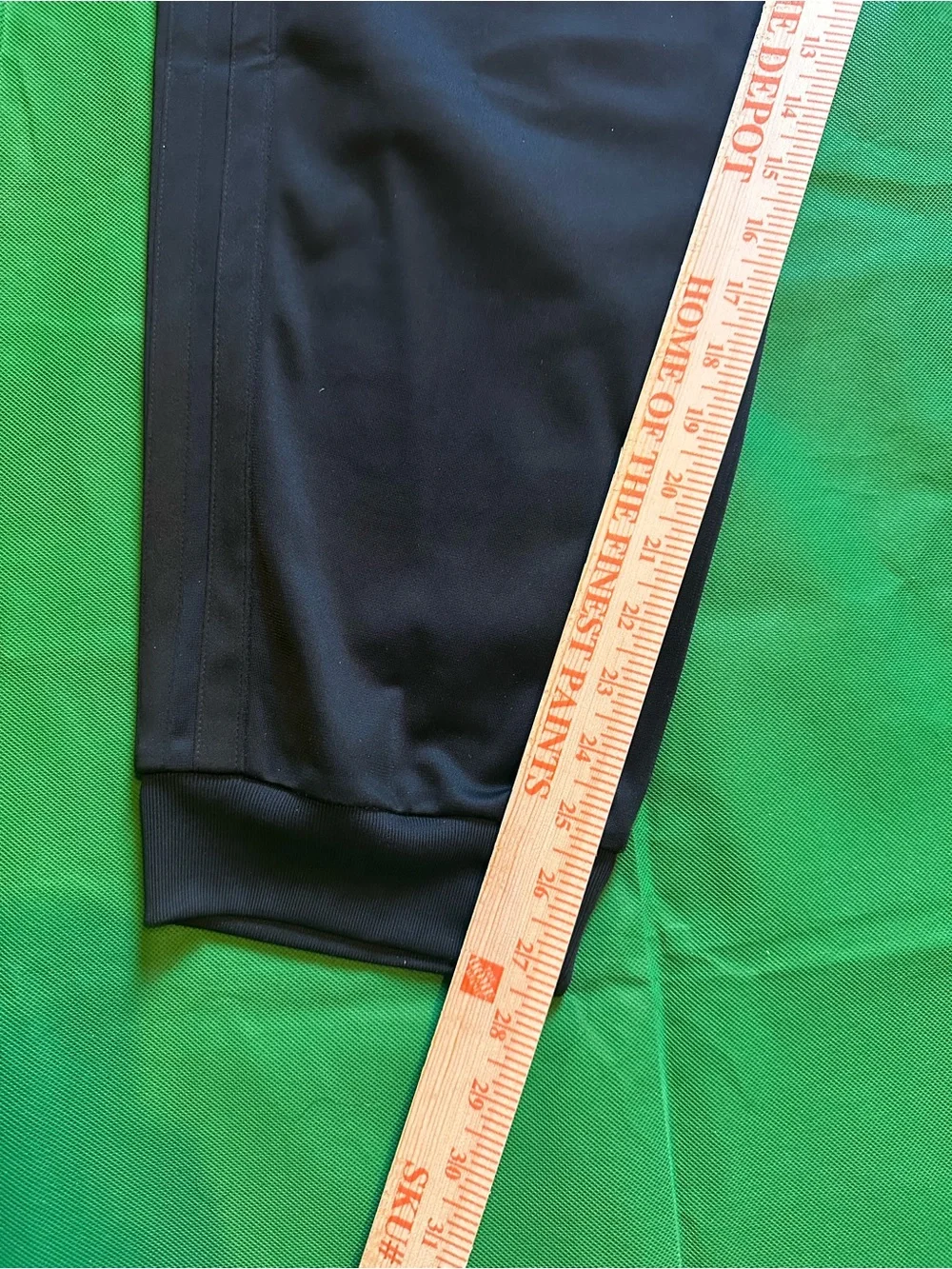 Adidas 3-Stripes Tricot Track Pants Black 3XL Tapered Joggers JI8810